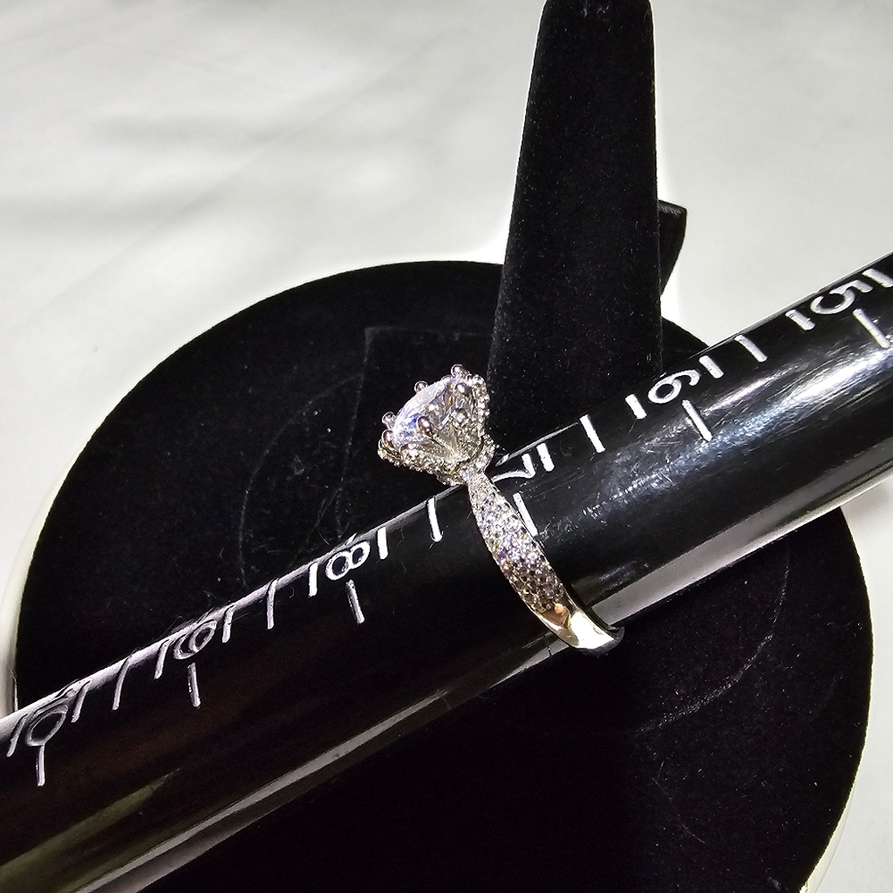 Sterling Silver Engagement Ring 💍 - Picture 10 of 16